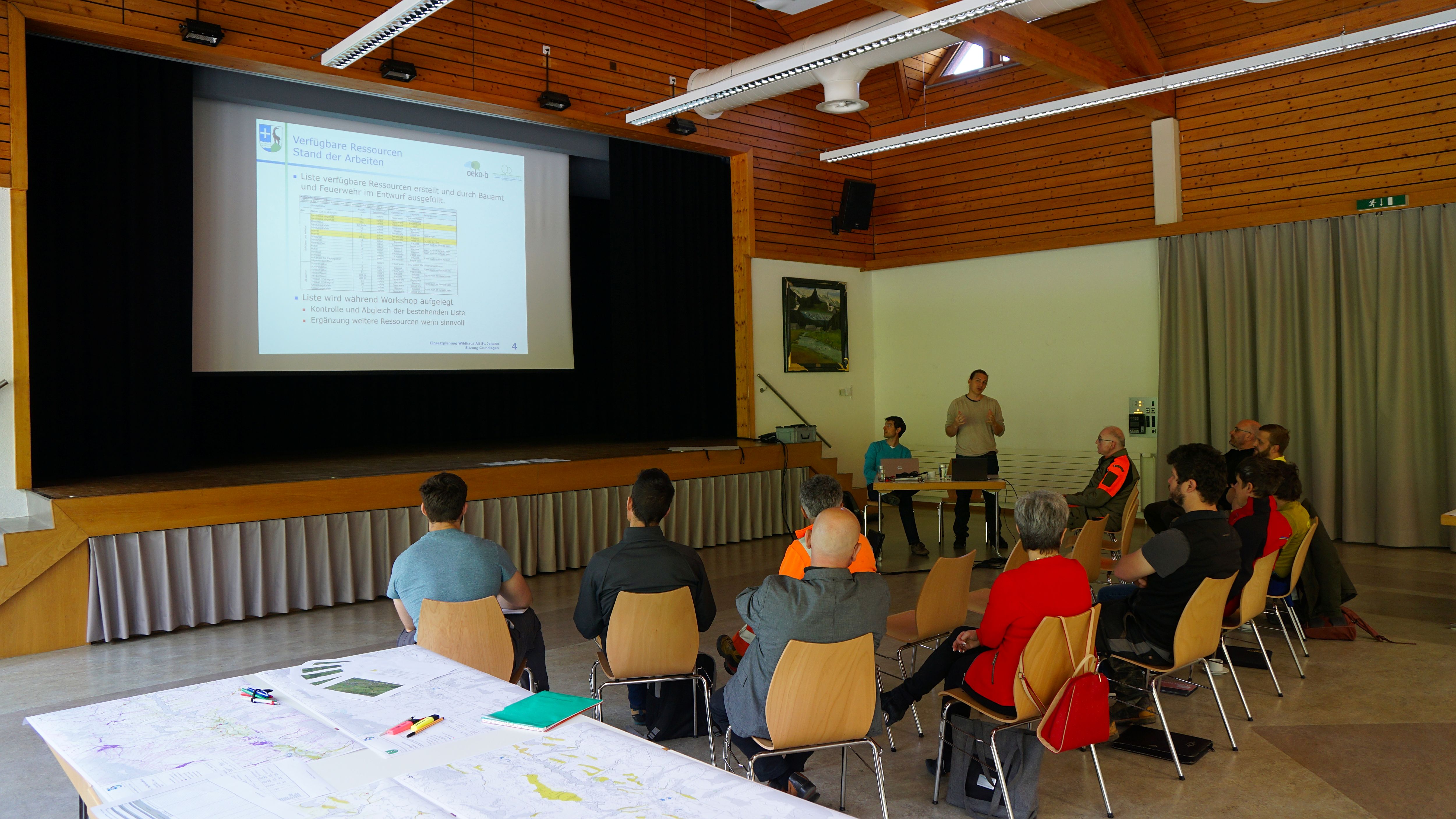 Einsatzplanung Wildhau Alt St Johann 2